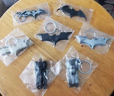 1989 Batmobile Batman Symbols Metal Keychain  Lot Huge Lot Of 7 New • $19.99