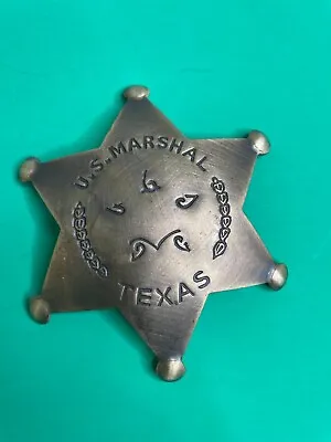 Novelty Badge: U.S. Marshal TEXAS • $9.99