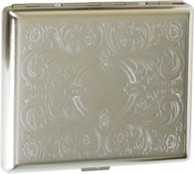 Cigarette Case Regular King Or 100's Double Sided Crush-Proof Metal - 3023 • $8.95