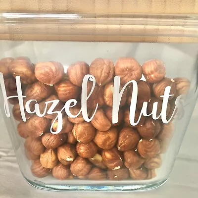 £1.20 • Buy Vinyl Decal Waterproof For  Pantry  Food Storage Glass Jars   Kitchen - Sticky