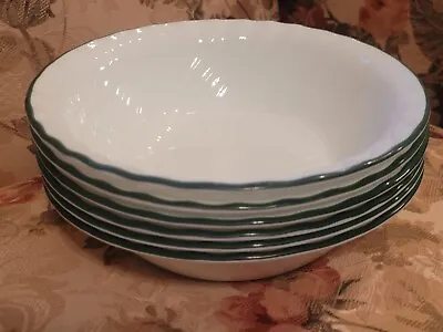 $29.90 • Buy Corelle Callaway Green Ivy Soup Cereal Salad Bowls Swirl Set Of 6