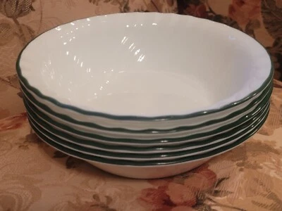 $29.90 • Buy Corelle Callaway Green Ivy Soup Cereal Salad Bowls Swirl Set Of 6