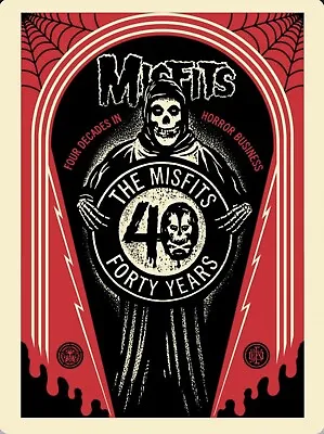 The Misfits 40th Crypt Signed Print • $250