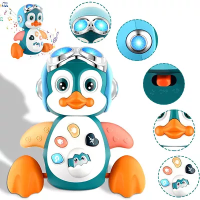 Baby Musical Toys For 1-5Year Old Toddler Activity Penguin With Lights &Sounds • £9.99