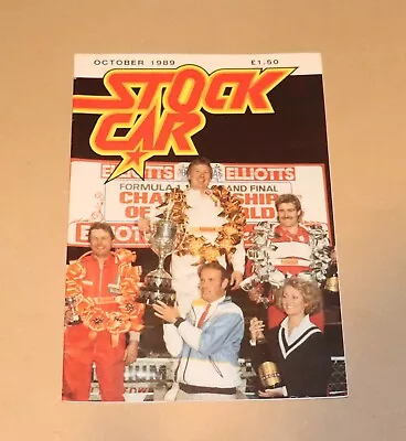 Stock Car Magazine October 1989 (Brisca F1 & F2) • £1.65