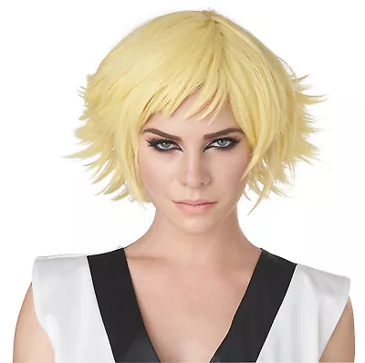 California Costumes Feathered Cosplay Wig Yellow ACC • $13.99