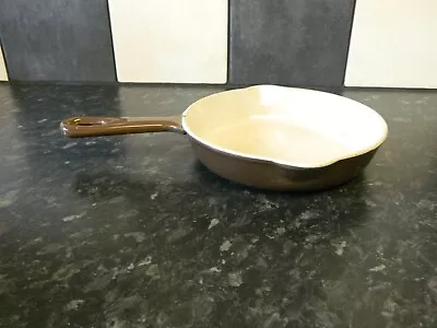 Le Creuset Cast Iron Frying Pan - Brown Finish - Size 16 • £10.50