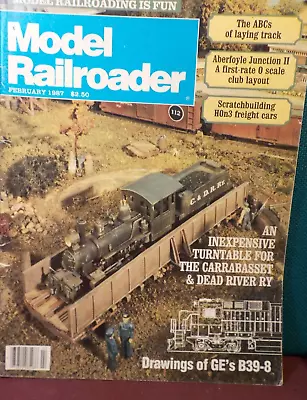 Vintage Model Railroader Magazine February 1987 • $0.99