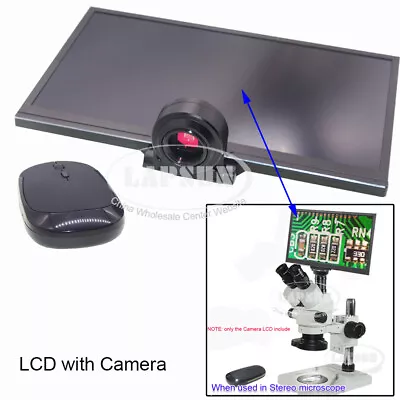 11.6  60FPS C-Mount Industry Camera IPS LCD Monitor / Stereo Microscope Set /10A • $329