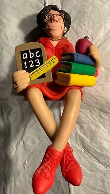 Figurine By Manning Shelf Sitter School Teacher In Box  • $18