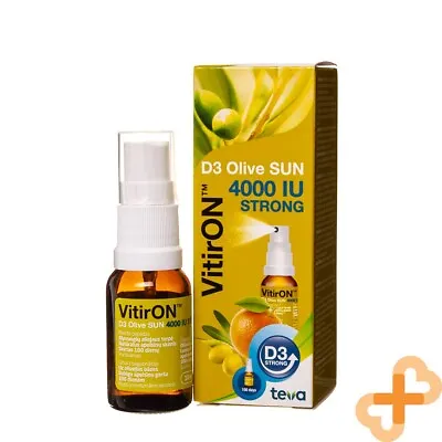 VITIRON Vitamin D3 Olive Sun Spray 4000 IU 10ml Immune System Muscle Health • £16.51