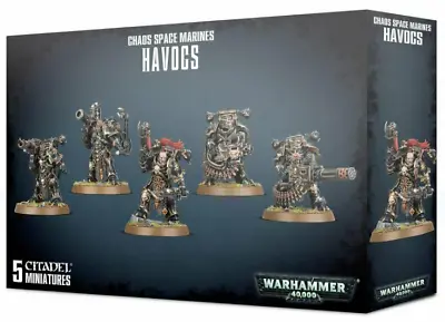 40K Havocs Chaos Space Marines Squad NEW On SPRUE Warhammer Combat Patrol • $85.07