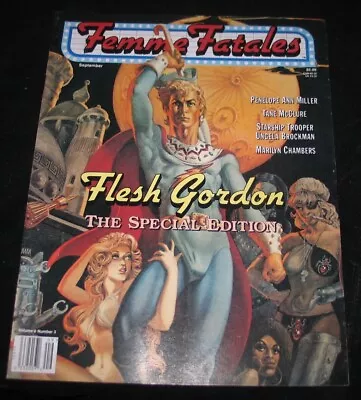 1997 FEMME FATALES Vol 6 #3 FLESH GORDON Marilyn Chambers (LIKE NEW) • $6.95