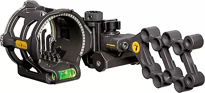 Peak 5 Pin Bow Sight - Vertical In-Line Pin Technology Tool Less Windage And El • $117.19