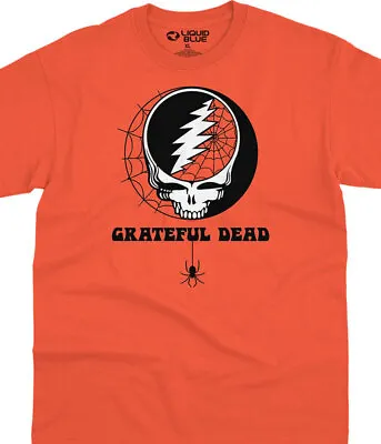 GRATEFUL DEAD-HALLOWEEN SYF-Steal Your Face-T-SHIRT S-M-L-XL-XXL Trick Or Treat • $21.69