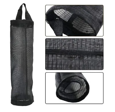 1-Piece Grocery Bag Holder Dispenser - Hanging Mesh Trash Organizer Storage • $7.20