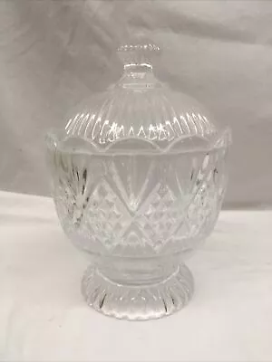 Shannon Crystal By Godinger Freedom Collection Candy Dish With Lid • $14.99