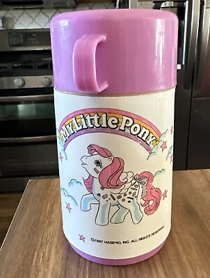 Vintage My Little Pony Thermos Yum Yum Thermos Aladdin 1986 Hasbro 80s Retro • $18