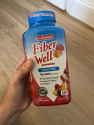 Vitafusion Fiber Well Gummies (220 Ct.)  EXP 11/24 • $22.81