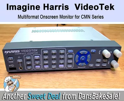 Harris Imagine Videotek CMN-MV-3GB Multiformat Onscreen Monitor For CMN Series • $1648