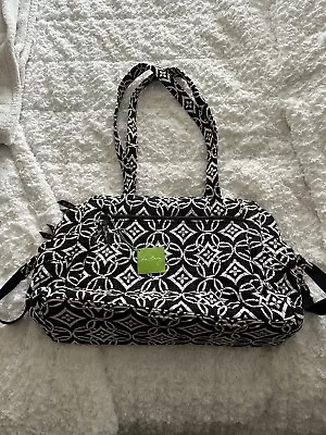 Vera Bradley Stroll Around Baby Diaper Bag Black & White Concerto • $39