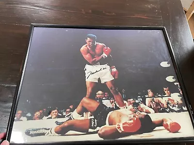 16x20 Muhammad Ali Signed Photograph With Authenticity Certificate  • $750