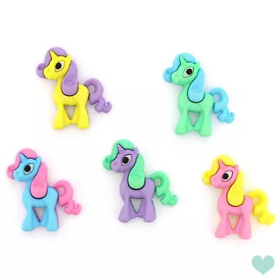 DRESS IT UP Buttons Unicorn Squad 10522 -  Unicorn Fairy Pony Horse Fantasy • £3.50