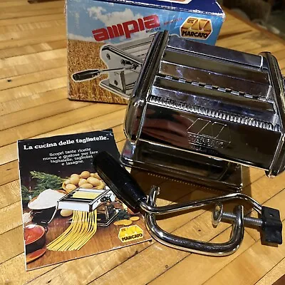 Vintage Marcato Ampia Pasta Maker Model 110 Made In Italy With Original Box • $22