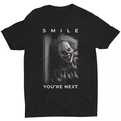 You're Next Scary Clown Killer Horror Vintage T-Shirt Halloween Shirt Gift Men's • $16.99