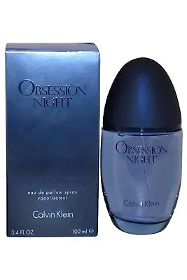 Calvin Klein Obsession Night Eau De Parfum Spray 100ml Womens Perfume • £24.64