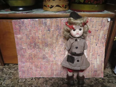 Vintage Ginger Girl Scout Walker Doll-8 -Terri Lee Co Tagged Out-rare Brown Eyes • $36