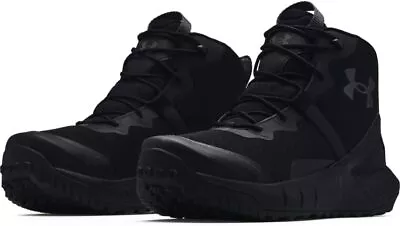 Under Armour Men's Micro G Valsetz Mid Military And Tactical Boot Black • $105