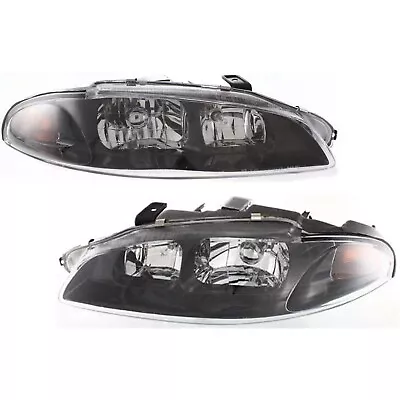 Pair Set Of 2 Headlights Driving Head Lights Headlamps  Driver & Passenger Side • $108.69