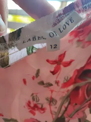 Label Of Love Maxi Dress Size 12 Boho Floral • $12