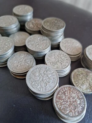 Sixpence Various 1953-1967 Varied Condition • £1.50