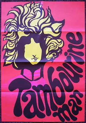 Bob Dylan Repro 1967 Psychedelic Mr Tambourine Man Promo Poster • £14.99