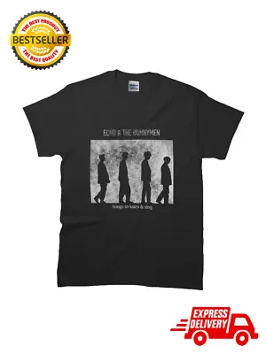 Echo & The Bunnymen More Songs To Learn And Sing MAN WOMAN T-Shirt Size S To 5XL • $21.61