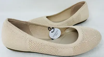Sonoma Women's Goods For Life Sesame Knit Ballet Flats Taupe Size:8 150RS • $32.89