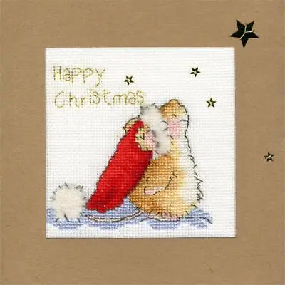 Bothy Threads Greating Card Counted Cross Stitch Kit  Star Gazing  10x10cm XMA • $17.33