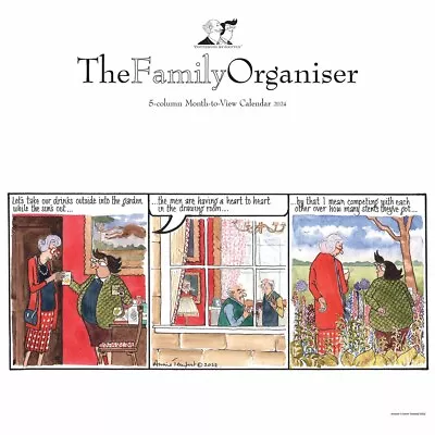 Tottering By Gently Family Organiser 2024 - Humour - Month To View • £8.48