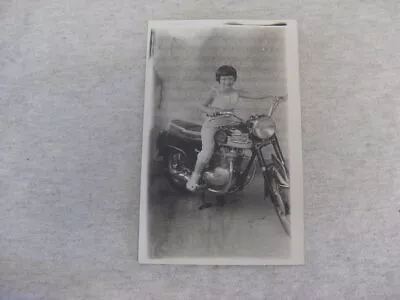 Vintage Triumph Motorcycle 1965? Real Photo? Postcard  • $9.95