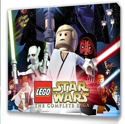 £7.49 • Buy LEGO STAR WARS SAGA KIDS BEDROOM CANVAS PICTURE 25 X 25cm