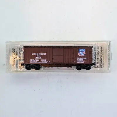 Micro-Trains 42070 N Scale 40' Dbl Sheathed Wood Box Car - UP (Overland) #100741 • $34.80