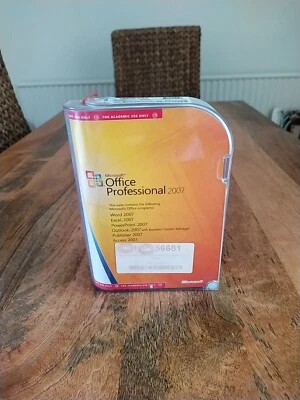 £29.99 • Buy Microsoft Office Professional 2007, Full UK Academic Version With Product Key
