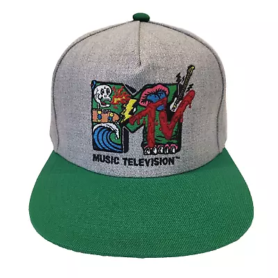 MTV Music Television Snap Back Hat Baseball Cap Pop Culture Music Video • $18.49