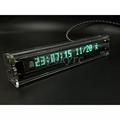 VFD Clock Flip Clock Timing Reminder Manual Or Automatic Brightness Adjustment • $39.55
