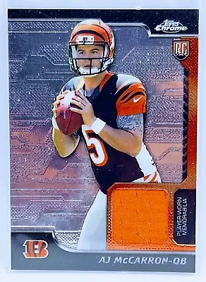 2014 Topps Chrome AJ McCarron Rookie Jersey Card RC  #RR-AM • $3.99