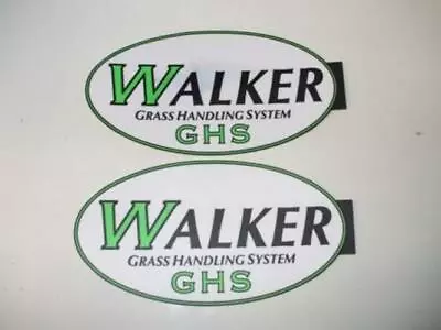 GHS Walker Mower Catcher Decals OEM 5801 (Set Of 2) • $29.99