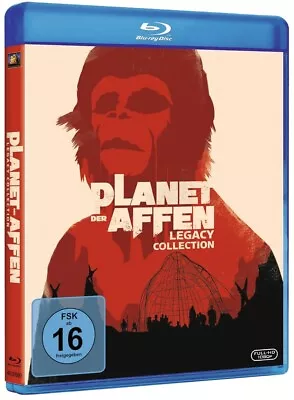 Planet Der Affen - Legacy Collection - 5 Filme Auf 5 Disks Blu-ray 1968 - 1973 • £30.34