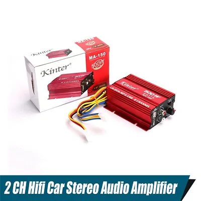 500W 2 Channel Mini Hi-Fi Car Stereo Audio Amplifier-Amp Subwoofer 20Hz - 20 KHz • $21.25